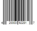 Barcode Image for UPC code 420003922817