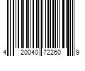 Barcode Image for UPC code 420040722609