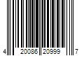 Barcode Image for UPC code 420086209997