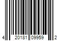 Barcode Image for UPC code 420181099592