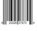 Barcode Image for UPC code 420325078704