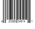 Barcode Image for UPC code 420355045141