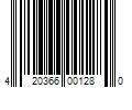 Barcode Image for UPC code 420366001280