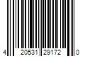 Barcode Image for UPC code 420531291720