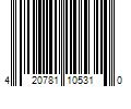 Barcode Image for UPC code 420781105310