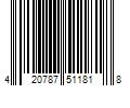 Barcode Image for UPC code 420787511818