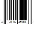 Barcode Image for UPC code 420807419407