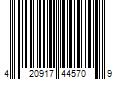 Barcode Image for UPC code 420917445709