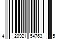 Barcode Image for UPC code 420921547635