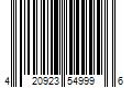 Barcode Image for UPC code 420923549996