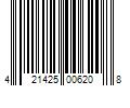 Barcode Image for UPC code 421425006208