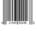 Barcode Image for UPC code 421443420468