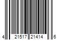 Barcode Image for UPC code 421517214146