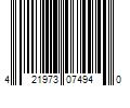 Barcode Image for UPC code 421973074940