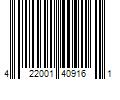 Barcode Image for UPC code 422001409161