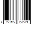 Barcode Image for UPC code 4221122222224