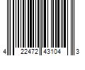 Barcode Image for UPC code 422472431043