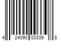 Barcode Image for UPC code 424090003398