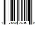 Barcode Image for UPC code 424090003459