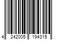 Barcode Image for UPC code 4242005194315