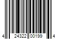 Barcode Image for UPC code 424322001994