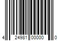 Barcode Image for UPC code 424981000000