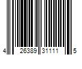 Barcode Image for UPC code 426389311115