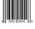 Barcode Image for UPC code 426431054496