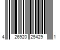 Barcode Image for UPC code 426920254291