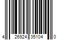 Barcode Image for UPC code 426924351040