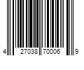 Barcode Image for UPC code 427038700069