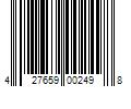 Barcode Image for UPC code 427659002498