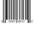 Barcode Image for UPC code 430001361310