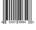 Barcode Image for UPC code 430001496548