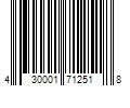 Barcode Image for UPC code 430001712518