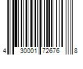 Barcode Image for UPC code 430001726768