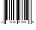 Barcode Image for UPC code 430002033780