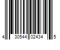 Barcode Image for UPC code 430544024345