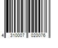 Barcode Image for UPC code 4310007020076