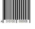 Barcode Image for UPC code 4310100000005