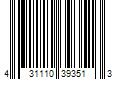 Barcode Image for UPC code 431110393513