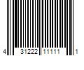 Barcode Image for UPC code 431222111111