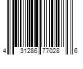 Barcode Image for UPC code 431286770286