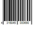 Barcode Image for UPC code 43168450006999