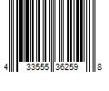 Barcode Image for UPC code 433555362598