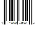 Barcode Image for UPC code 440000036003