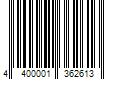 Barcode Image for UPC code 4400001362613