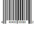 Barcode Image for UPC code 440400000802