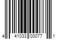 Barcode Image for UPC code 441033000771