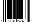 Barcode Image for UPC code 441181000821